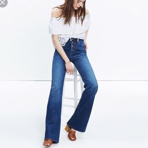 (MADEWELL) Button Front, Flea Market Flares